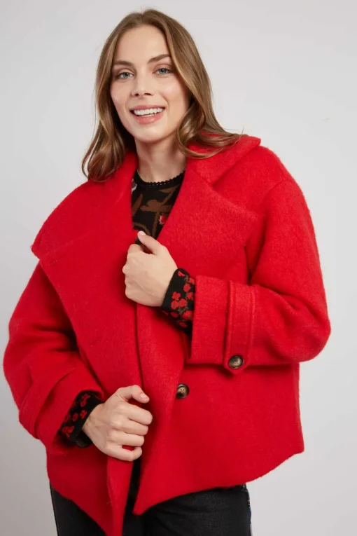 Store Veste courte en laine LILAS Les Manteaux, Vestes & Doudounes