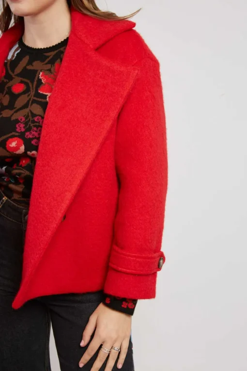 Store Veste courte en laine LILAS Les Manteaux, Vestes & Doudounes
