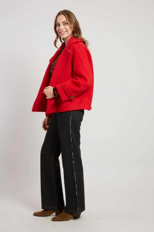 Store Veste courte en laine LILAS Les Manteaux, Vestes & Doudounes