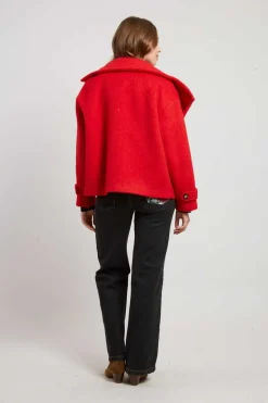 Store Veste courte en laine LILAS Les Manteaux, Vestes & Doudounes