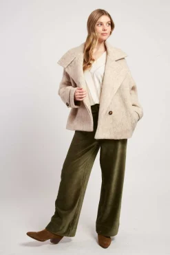 Store Veste courte en laine LILAS Les Manteaux, Vestes & Doudounes