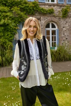 Store Veste reversible sans manches LAURETTE Les Manteaux, Vestes & Doudounes|Les Gilets, Cardigans & Pulls