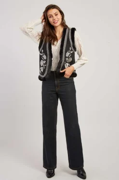 Store Veste reversible sans manches LAURETTE Les Manteaux, Vestes & Doudounes|Les Gilets, Cardigans & Pulls